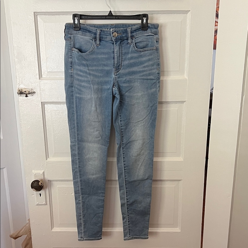 American Eagle Outfitters Light Blue Skinny Jeans